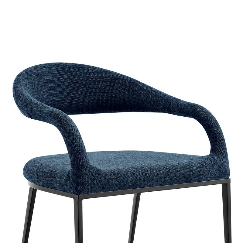 Morgan Upholstered Barrel Back Dining Chairs - Set of 2