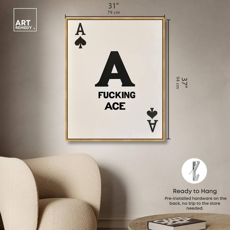 Ace Canvas by Art Remedy