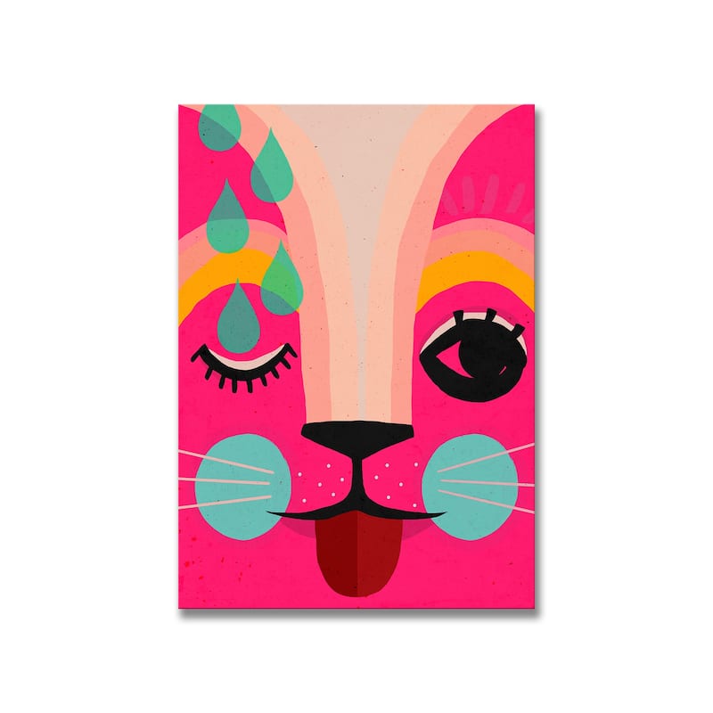 Kids Framed Art Print Neon! by Treechild - Multi-Color