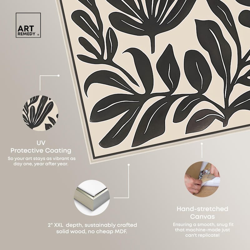 Ebony Eden Essence II Canvas by Art Remedy