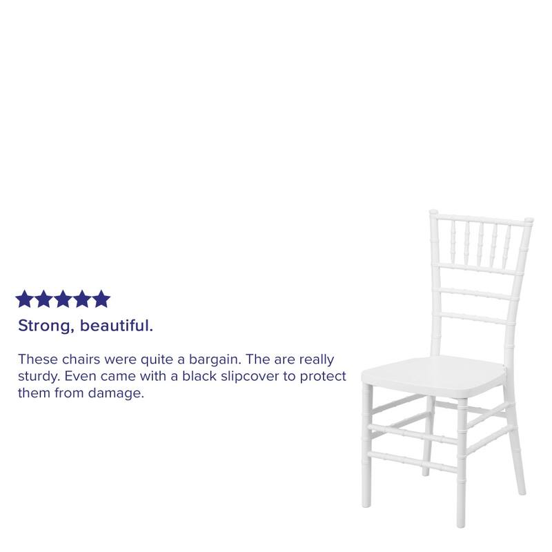 Resin Stacking Chiavari Chair - Hospitality and Event Seating
