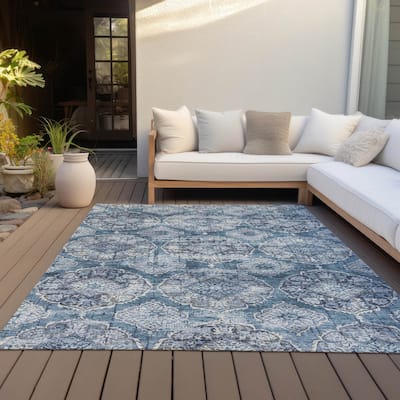 Machine Washable Indoor/Outdoor Farmhouse Jo Chantille Rug