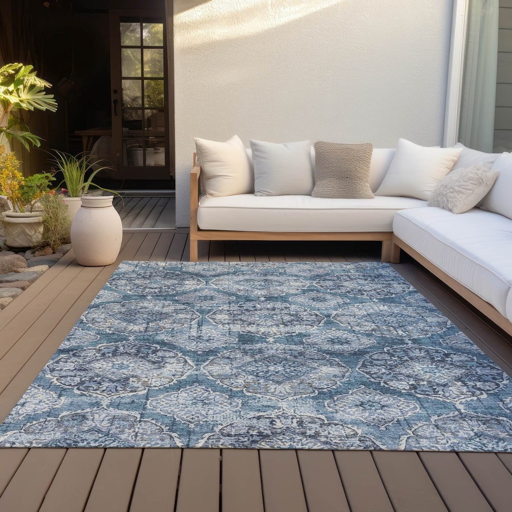 Machine Washable Indoor/Outdoor Farmhouse Jo Chantille Rug