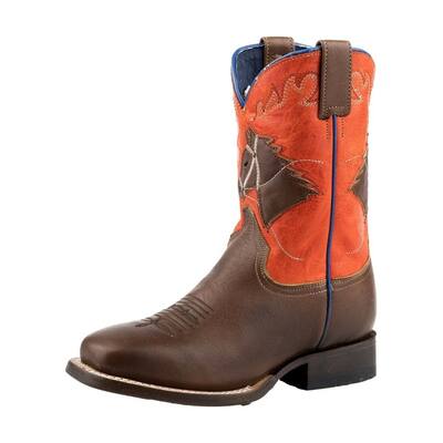 Roper Western Boots Boys Horsehead Brown 09-018-7022-8356 BR