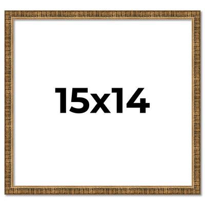 15x14 Frame Gold Kingsley Distressed Solid Wood Picture Frame Width