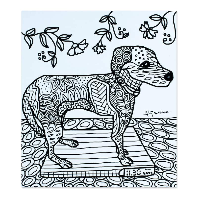 Novica Handmade Soothing Fidelity Coloring Postcards (Pair)