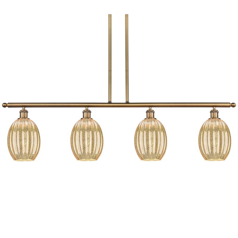 Innovations Lighting 516-4I-12-48 Preston Linear Preston 4 Light 48" - Brushed Brass / Mercury