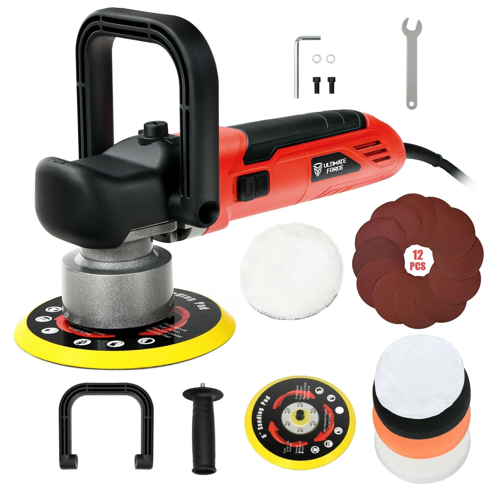 Dual Action Orbital Polisher Sander Kit 