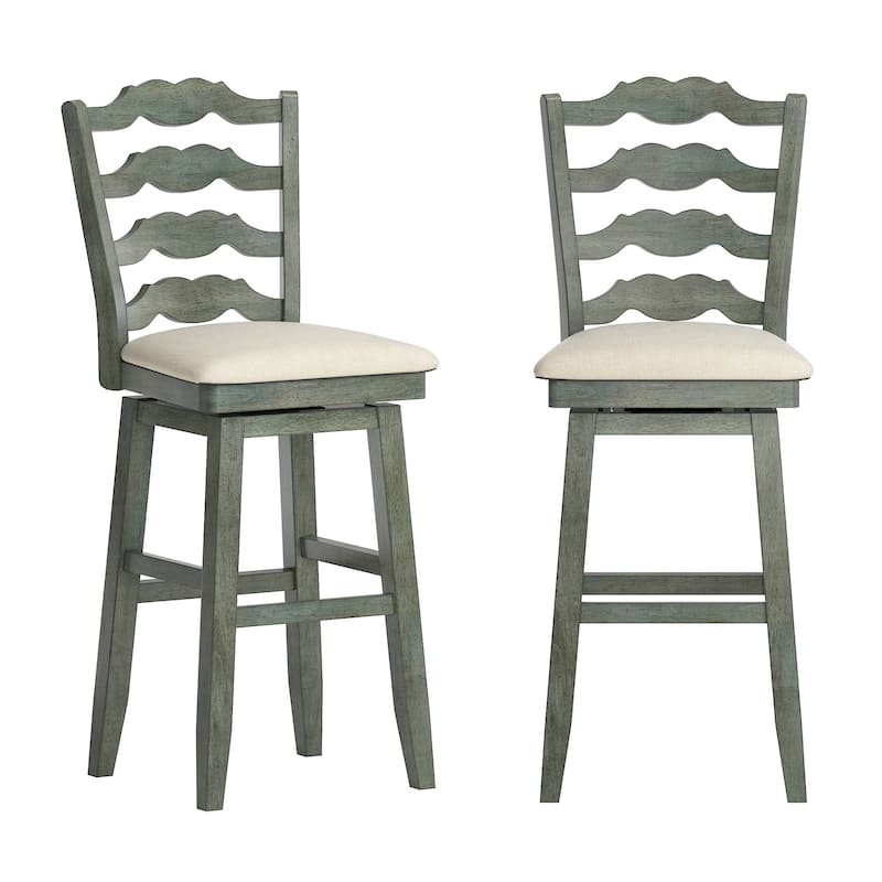 Ronda French Ladder Back Swivel Stool