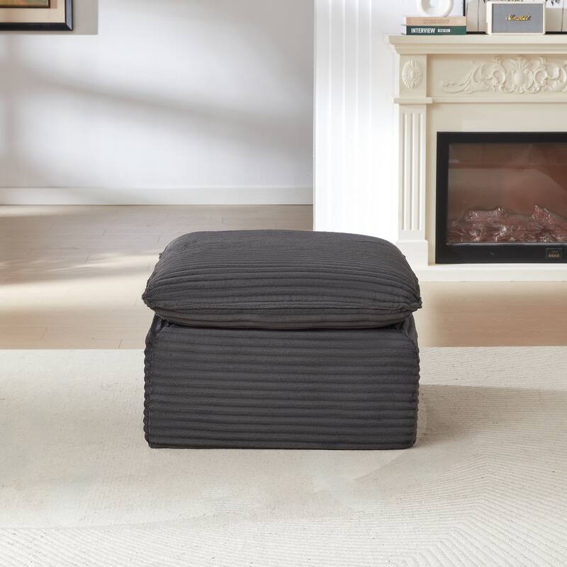 Modern corduroy cloud sofa, can be freely combined and has a comfortable sitting experience