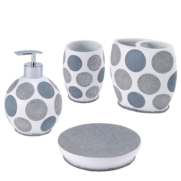 Mason Jar Bathroom Accessories Set - 5-Piece Bathroom Set Home