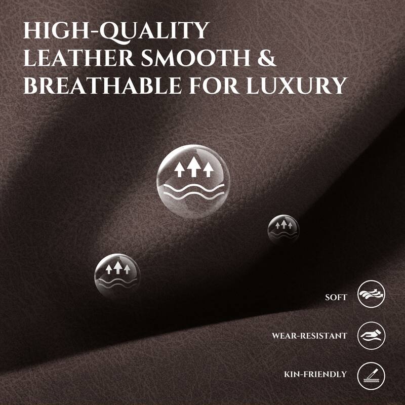 Oversized 3-Seater Sofa-Extra Deep Seats Wide Arms for Living Room, Apartment