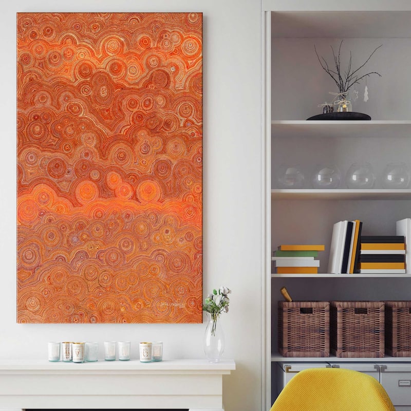 "Hope In God As We Praise Him" by Mark Lawrence Print on Canvas