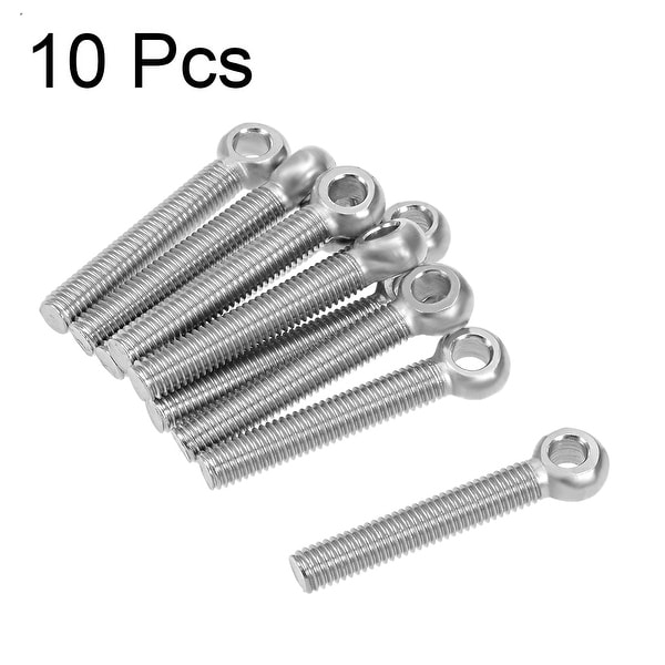 M10 x 40 mm 304 acciaio inossidabile macchina spalla Lift Eye Bolt Rigging 5pcs
