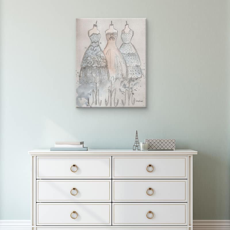 Scallop Lace by Lauren Maurer Canvas Art Print