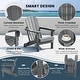 preview thumbnail 138 of 166, Laguna Fade Resistant All Weather Outdoor Patio Folding Adirondack Chair