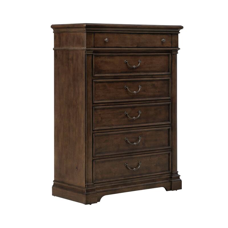 Arden Road Satin Cherry Poplar Dresser for Bedroom Storage - 6, 8, or 10 Drawers