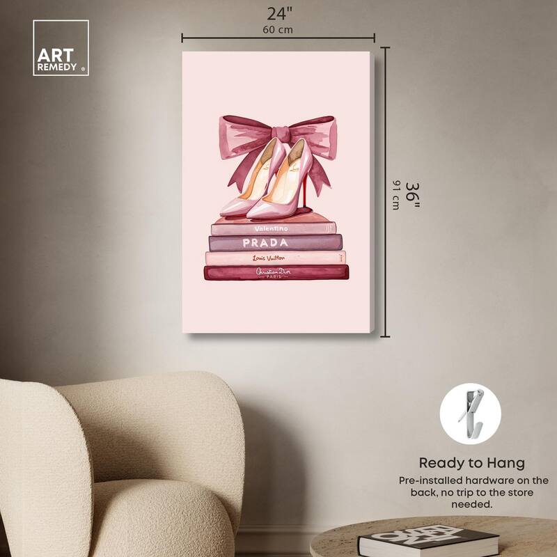 Stack of Fashion Canvas by Art Remedy, Gallery Wrapped