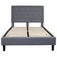 preview thumbnail 93 of 120, Tufted Platform Bed with 10in. Pocket Spring Mattress
