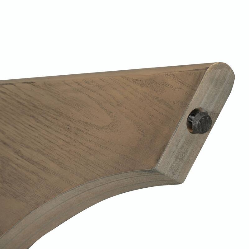 Vintage Extendable Farmhouse Dining Table - 42" to 58" Rustic Kitchen Table for 4-6