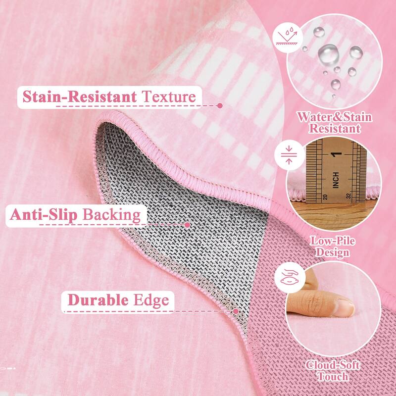 Garvee Scalloped Modern Bordered Area Rug