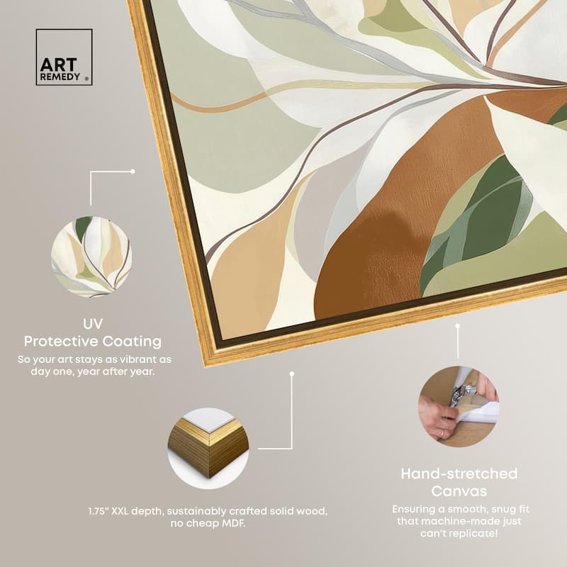 Leaf Prints I Canvas by Art Remedy