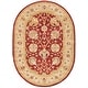 preview thumbnail 43 of 94, SAFAVIEH Handmade Antiquity Mazie Traditional Oriental Wool Rug 4'6" x 6'6" Oval - Rust - Oval