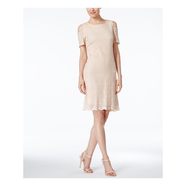 ronni nicole cold shoulder dress