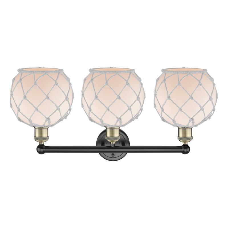 Innovations Lighting Endless Possibilities Edison - Farmhouse Rope - 3 Light 26" Bath Vanity Light
