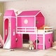 preview thumbnail 3 of 24, Full Bunk Bed with Slide, Tent & Tower - Fun & Safe for Kids