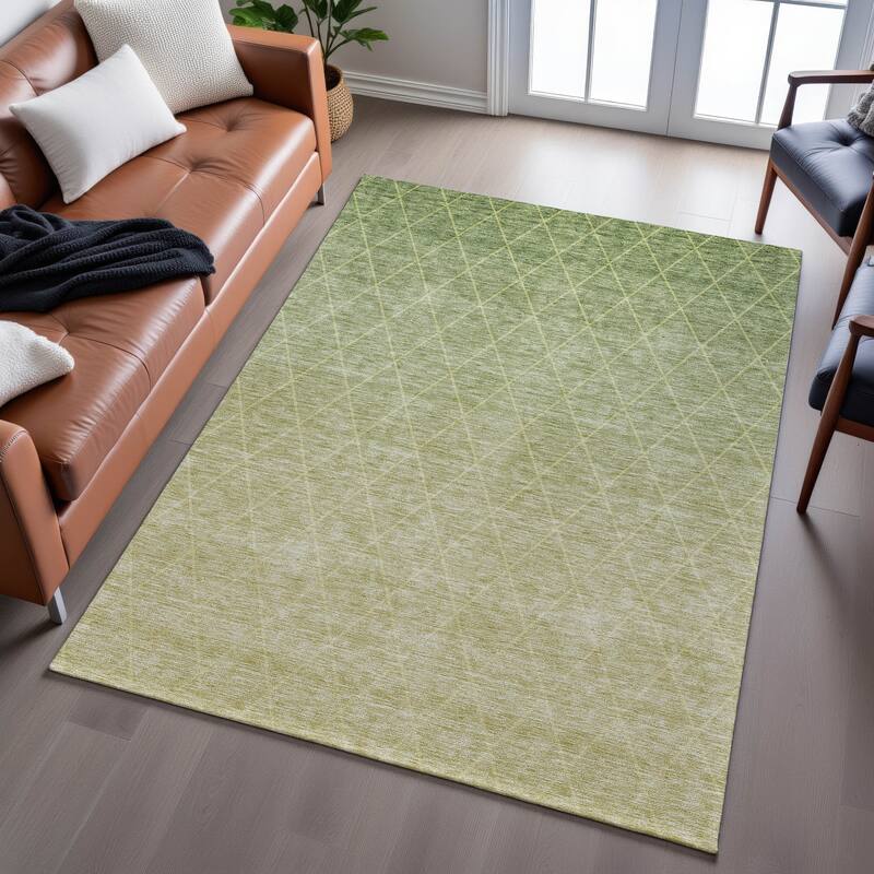 Premium Washable Super Soft Ombre Diamonds Mayfield Rug
