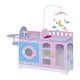 preview thumbnail 2 of 8, Olivia's Little World 6-in-1 Baby Doll Changing Station, Pink/Purple - 39.49" L x 10.98" W x 24.76" H