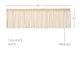 preview thumbnail 24 of 28, Tobacco Cloth Fringed Valance