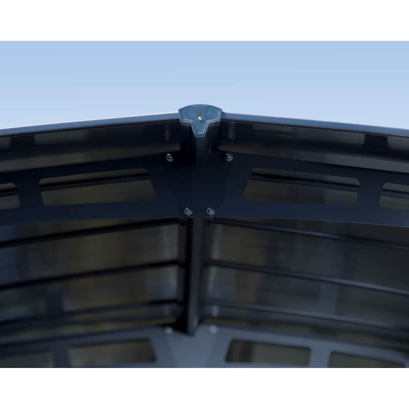 Alpine 12 ft. Gray RV Carport and Boat Shelter