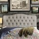 preview thumbnail 1 of 22, Basia Adjustable Upholstered Panel Headboard