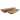 Set of 2 Wooden Rectangular Bowls Contemporary Rustic Brown Bowl Set for Home or Office Decorative Table Accent -