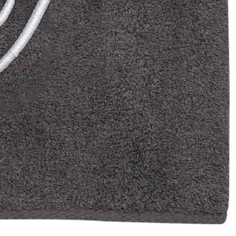 Avanti Granite with Silver Script Monogram Bath Towel Letter O - Bath Towel