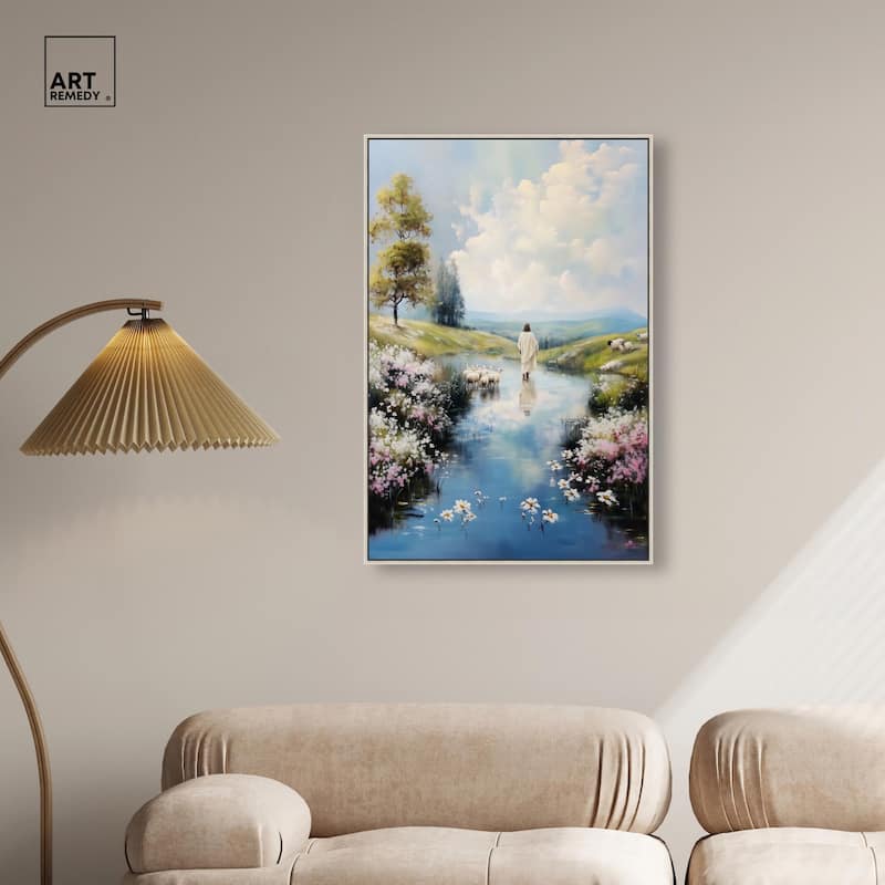 Caretaker's Calm Crossing I Canvas by Art Remedy