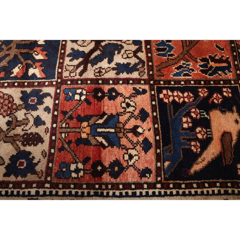 ECARPETGALLERY Hand-knotted Kayseri Vintage Dark Red Wool Rug - 4'5 x 6'7