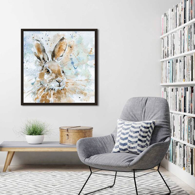"Hare" by Carol Robinson Print on Floating Canvas