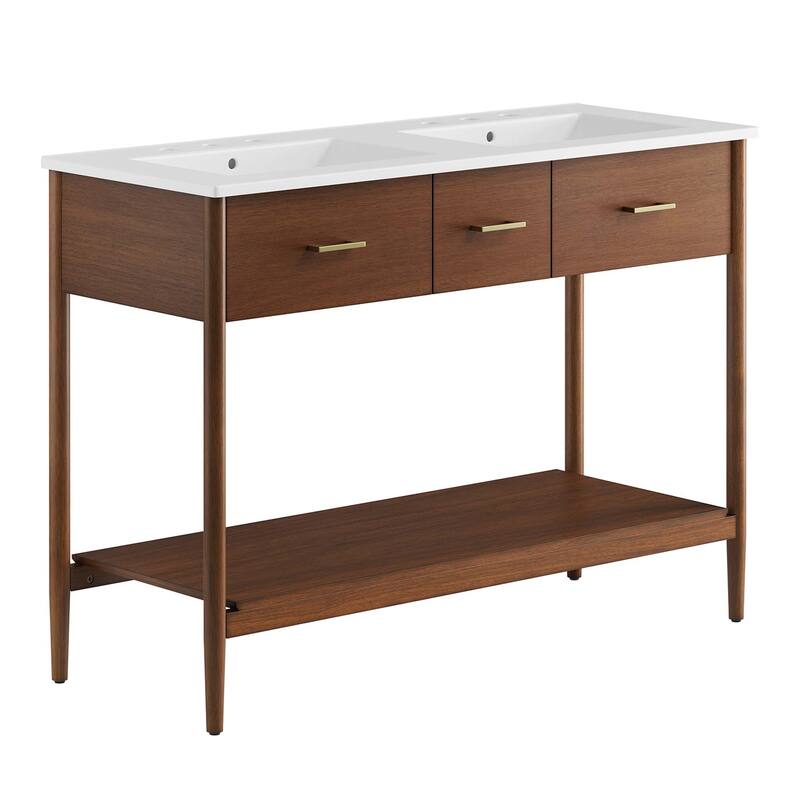 Zaire 18"/24"/30"/36"/48" Bathroom Vanity with White Sink Top