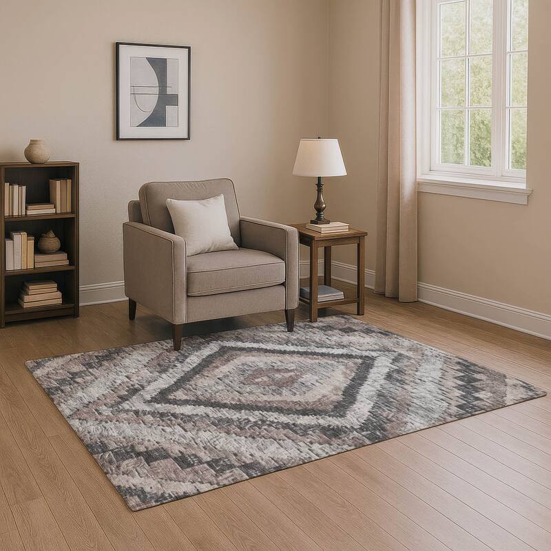 Premium Washable Super Soft Moroccan Mayfield Rug - Taupe - 9' x 12'