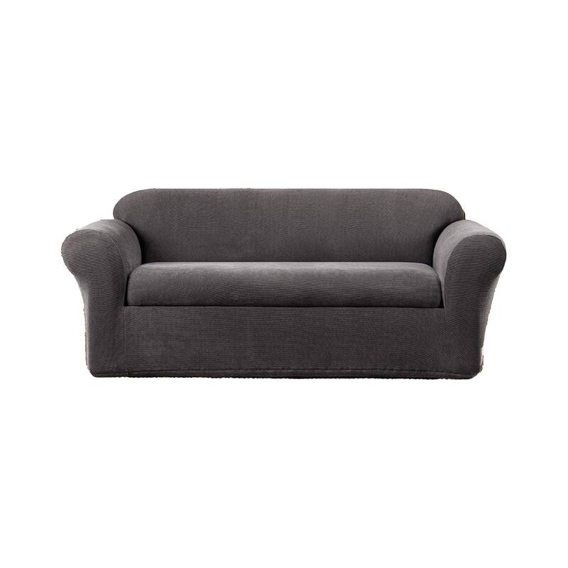 SureFit Stretch Oxford 2 Piece Sofa Slipcover