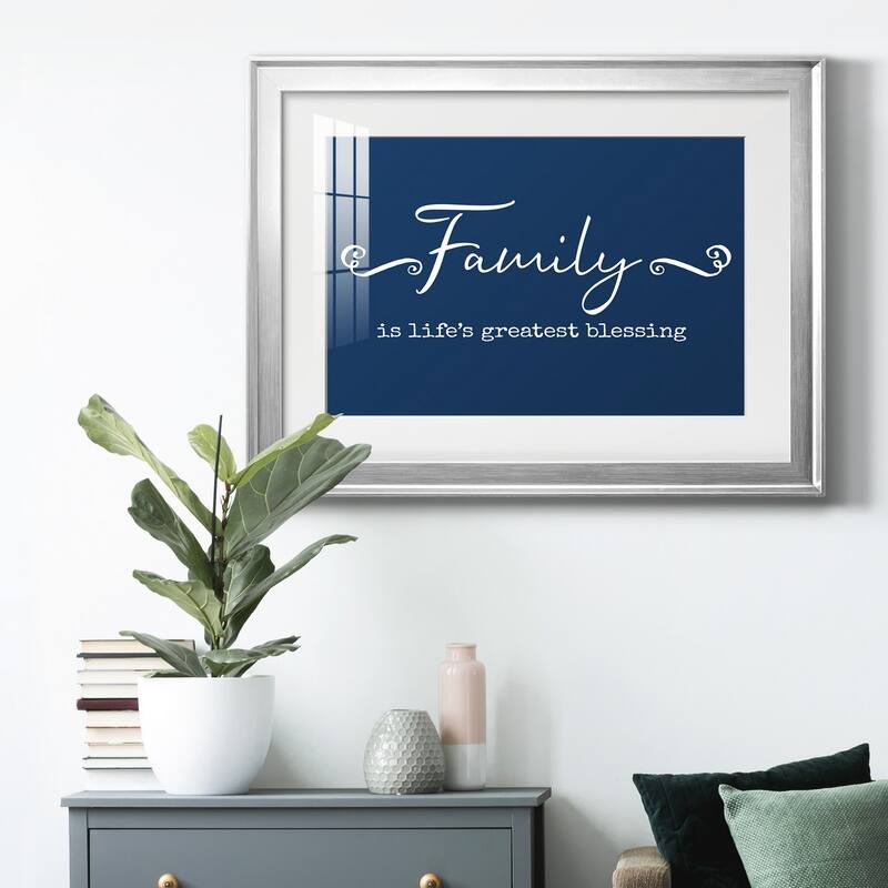 Family Greatest Blessing Premium Framed Print - Ready to Hang