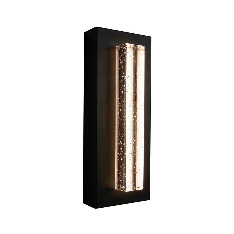 AFX BEAW0512LAJUD Beam 12" Tall LED Outdoor Wall Sconce with Seedy - Black