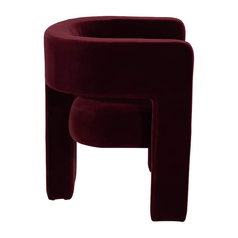 Sagebrook Home Round Back Chair, Half Moon, 29"H, Solid