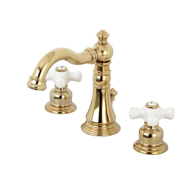 American Classic 8 in. Widespread Bathroom Faucet - Polished Nickel