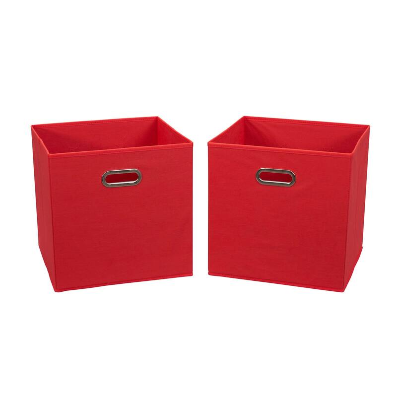 Household Essentials Fabric Storage Bins, Set of 2