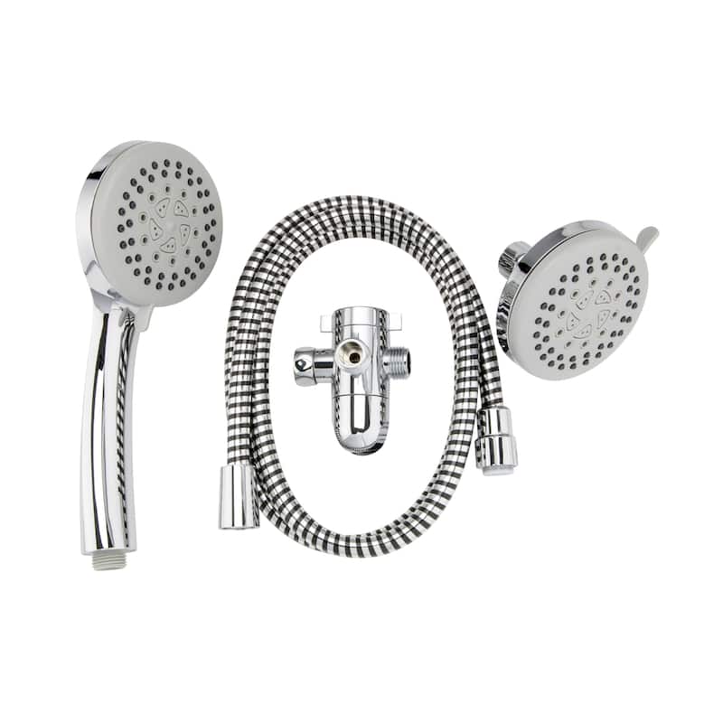 Keeney K751 Stylewise 5 Function, 3 Way Shower Head Kit - 3.85"