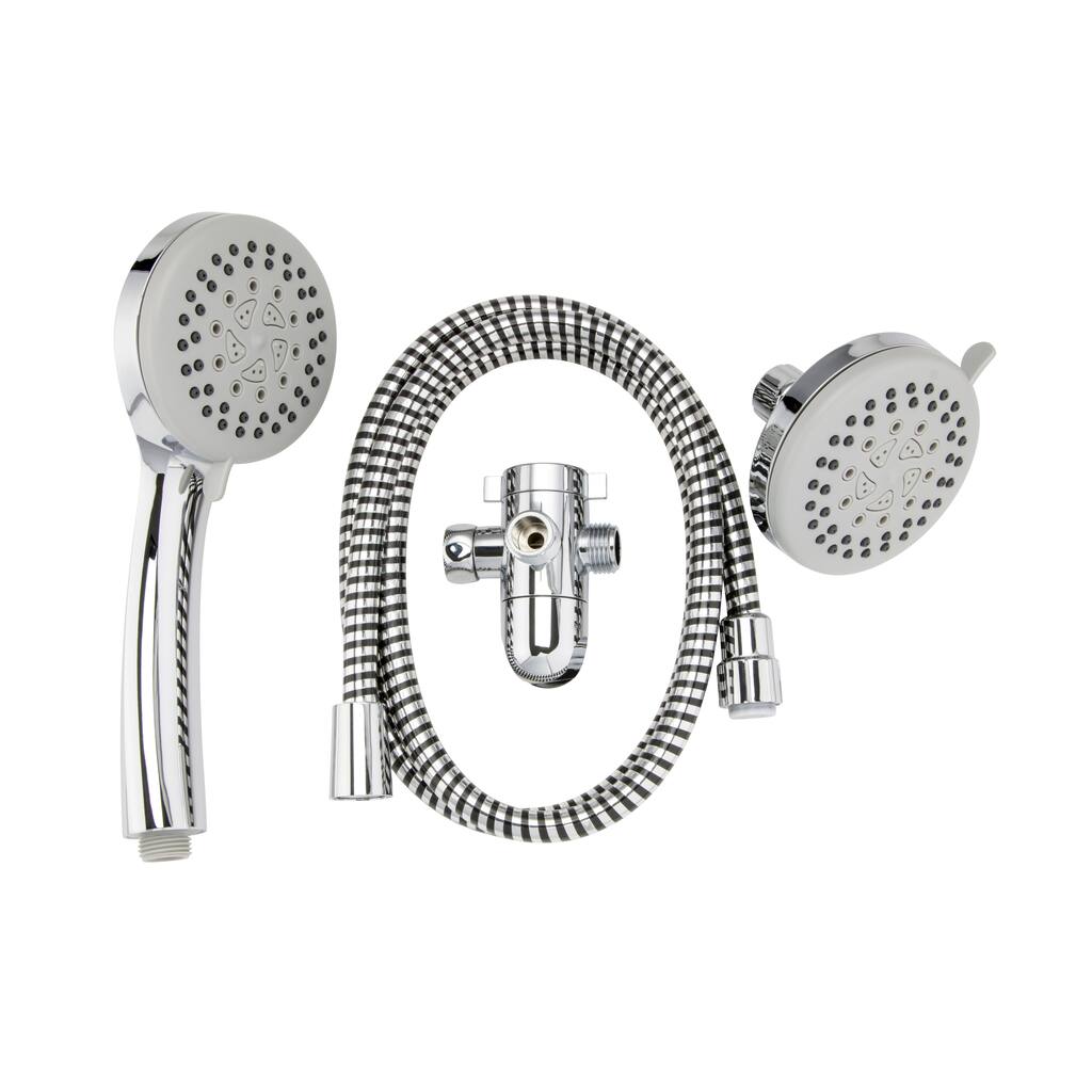 Keeney K751 Stylewise 5 Function, 3 Way Shower Head Kit - 3.85"